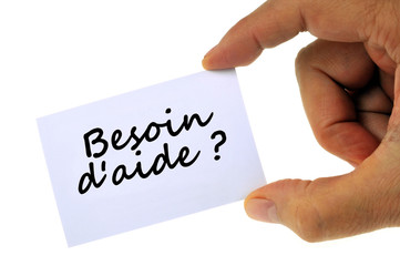 besoin d'aide?